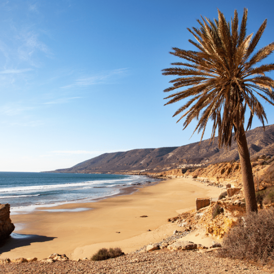 Spiagge vicino a Taghazout - Marocco